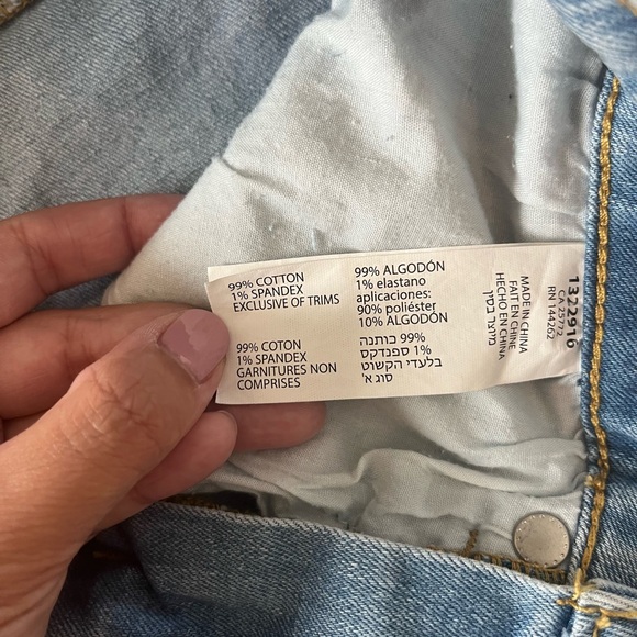 DEX Mid-Rise Light Wash Distressed Jeans - Picture 3 of 6